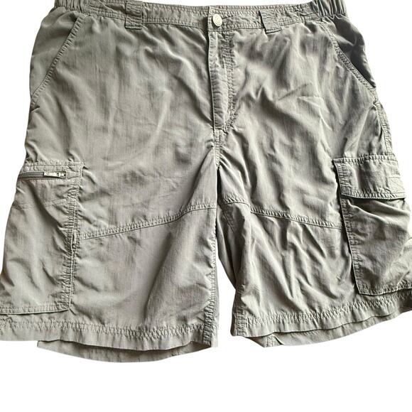 Columbia Other - Columbia Omni-Shade Cargo‎ Hiking Shorts 40W 10L Grey Nylon Outdoor Utility
